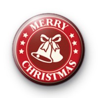 Festive Bells Merry Christmas Badges