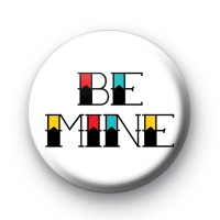Be Mine Tattoo Style Font badge
