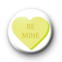 Be Mine Candy Heart badges