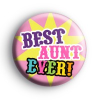 Best Aunt Ever Badge