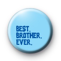 Blue Best Brother Ever Badge