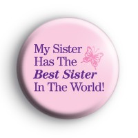 Best Sister in the World Badge