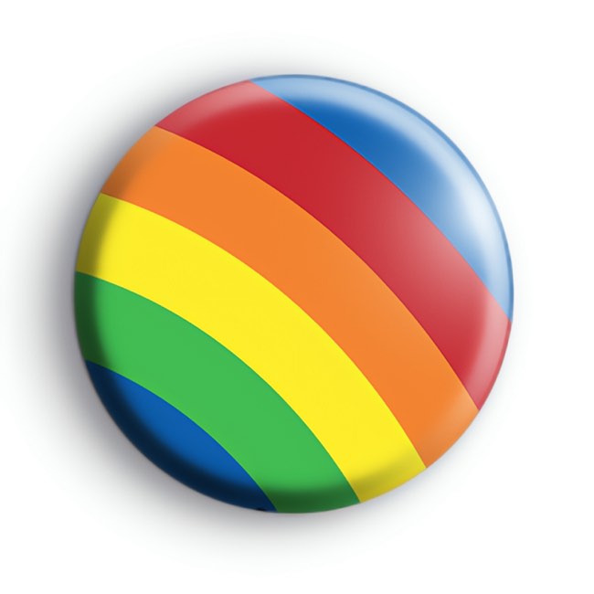 Big Bright Rainbow Badge