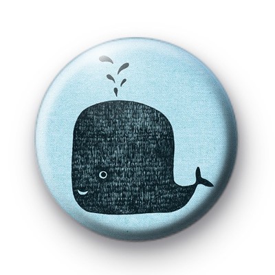 Big Blue Whale Badge medium