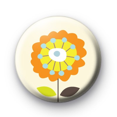 Big Bright Sun Flower badge