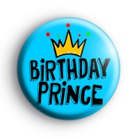 Birthday Prince Blue Badge