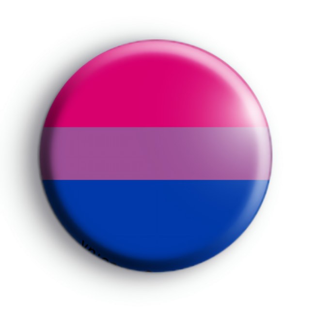 Bisexual Pride Flag Badge