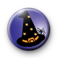 Black Witch Hat Badge