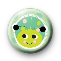 Extra Sweet Green Ladybug Pin Badge