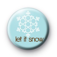 Let it Snow Xmas Badges