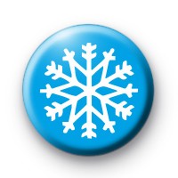 Blue Frosty Snowflake Badge