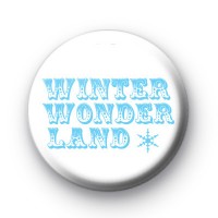 Blue Winter Wonderland Badge