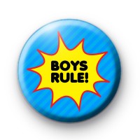 Boys Rule Button Badge thumbnail