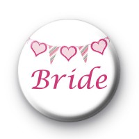 Bunting Bride Badge