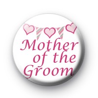 Bunting Mother of The Groom badge
