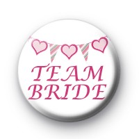Bunting Team Bride Badge