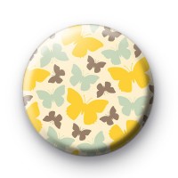 Butterfly Pattern Pin Badges