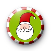 Candy Cane Santa Claus Badges