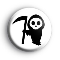 Cartoon Grim Reaper Badges