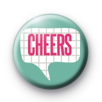 Cheers Speech Bubble Badge