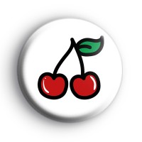 Cherry Button Badge