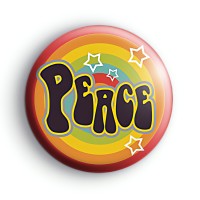 Hippie Peace 1960 badge