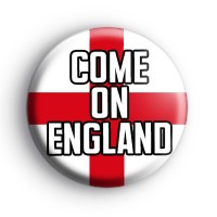 Come On England Patriotic Badge