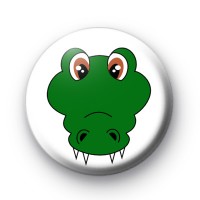 Crocodile Button Badge