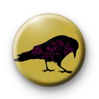 Halloween Black Raven badge