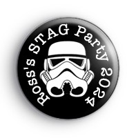Storm Trooper Stag Party Badges