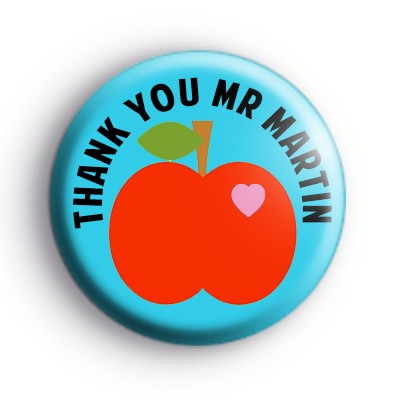 Personalised Thank You Teacher Badge