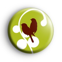 Cute Love Birds Badge