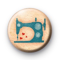 Cute Sewing Machine Badge