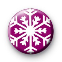 Deep purple Snowflake Badge