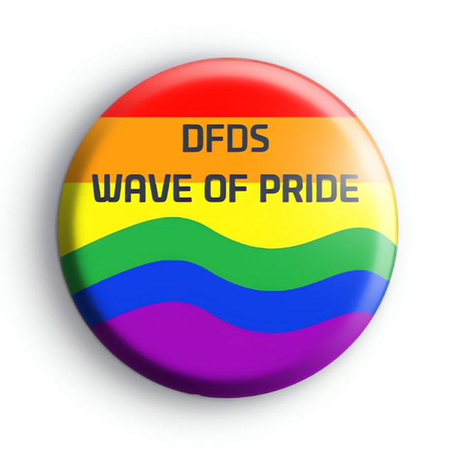 DFDS Wave Of Pride Badge