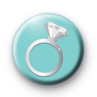 Diamond Ring Button Badges