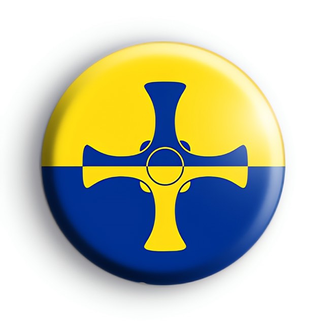 Durham County Flag Badge