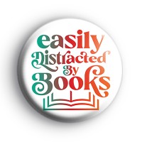 Easily Distracted By Books Badges thumbnail