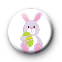 Pink Easter Bunny Eggs badge