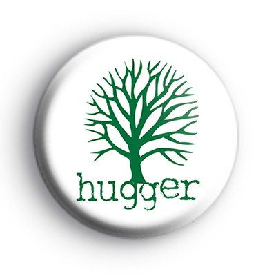 Fun Eco Tree Hugger Badge