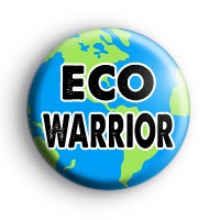 Eco Warrior Planet Earth Badge thumbnail