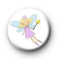 Fairy Star Wand Button Badges