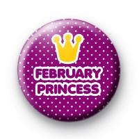 February Princess Badge