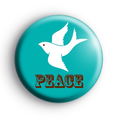 Christmas Peace Dove Badge medium