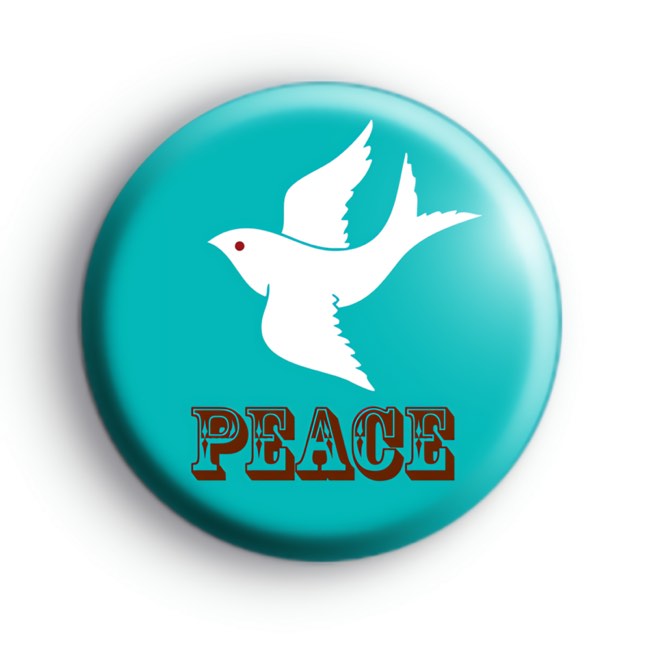 Christmas Peace Dove Badge