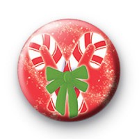 Festive Candy Cane Badge