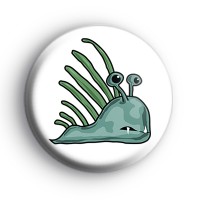 Green Monster Fish Badge