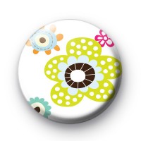 Floral Dotty Badges