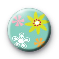 Floral Stamp Badge
