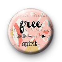 Pink Free Spirit Badge